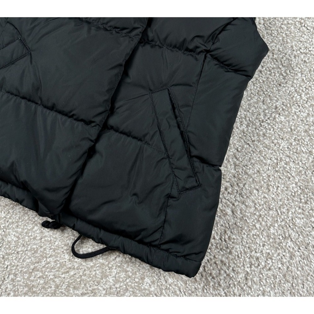 James Perse Yosemite Vest Womens 0 Black Full Zip Goose Down Puffer Quilted - Picture 3 of 10